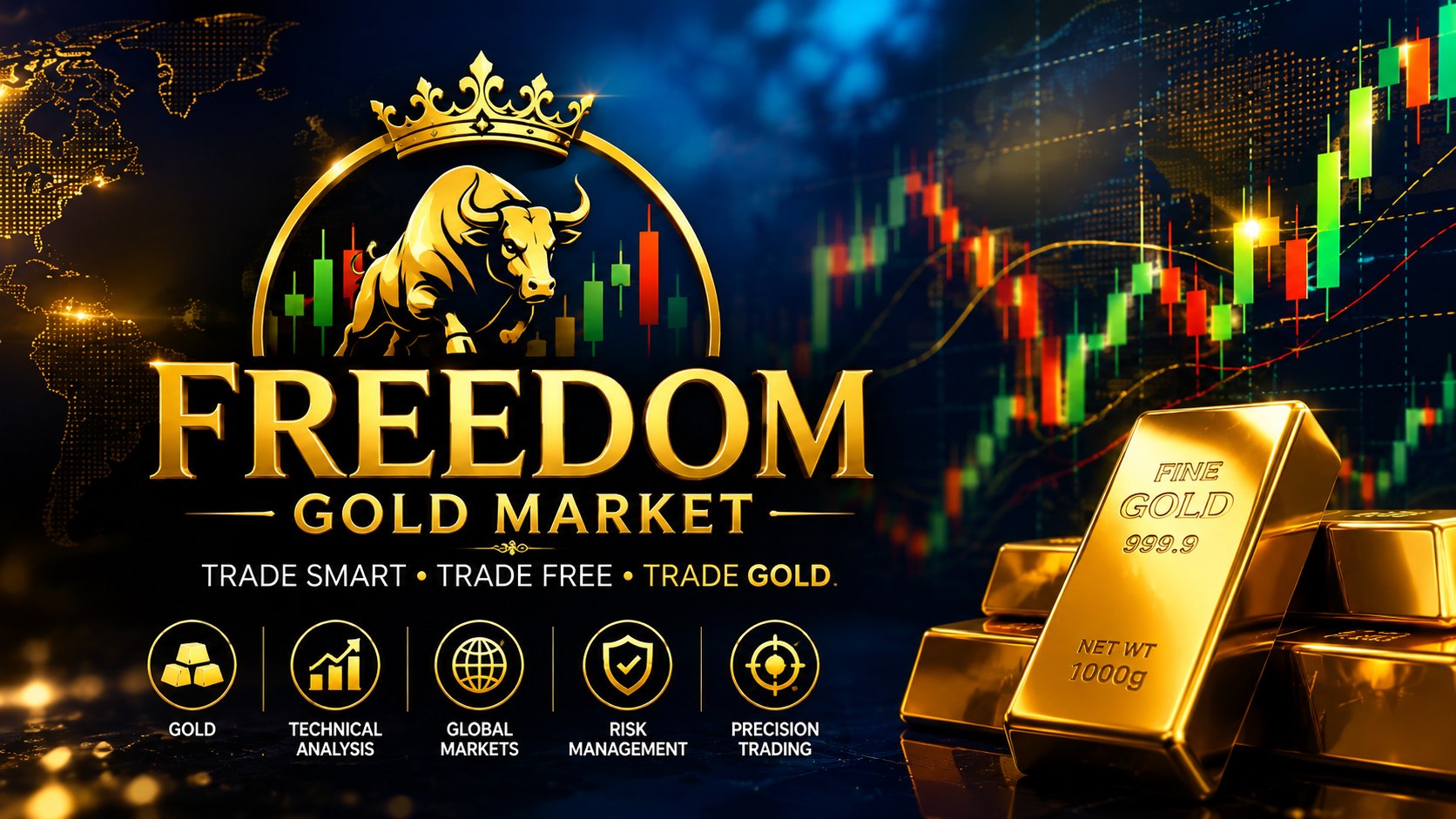 𝗙𝗿𝗲𝗲𝗱𝗼𝗺 𝗚𝗼𝗹𝗱 𝗠𝗮𝗿𝗸𝗲𝘁