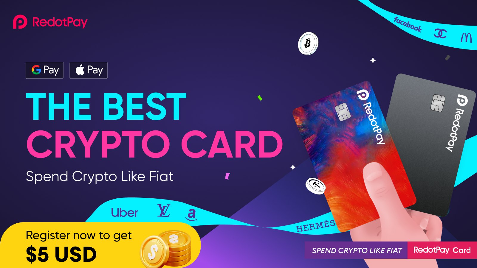 💳 Crypto Cashback - Pay With Crypto - Debit & Credit Cards