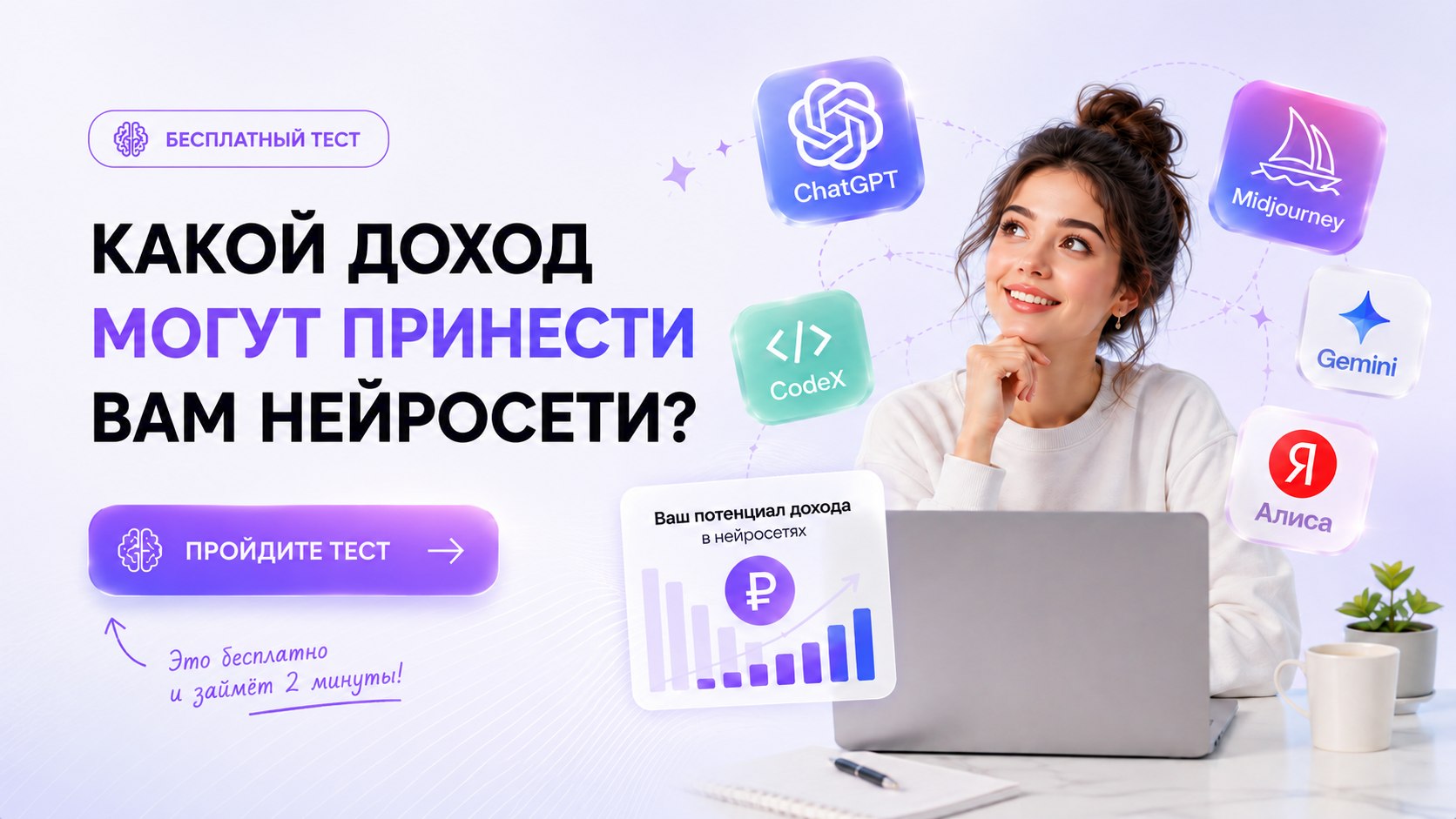Пройдите 2-минутный тест