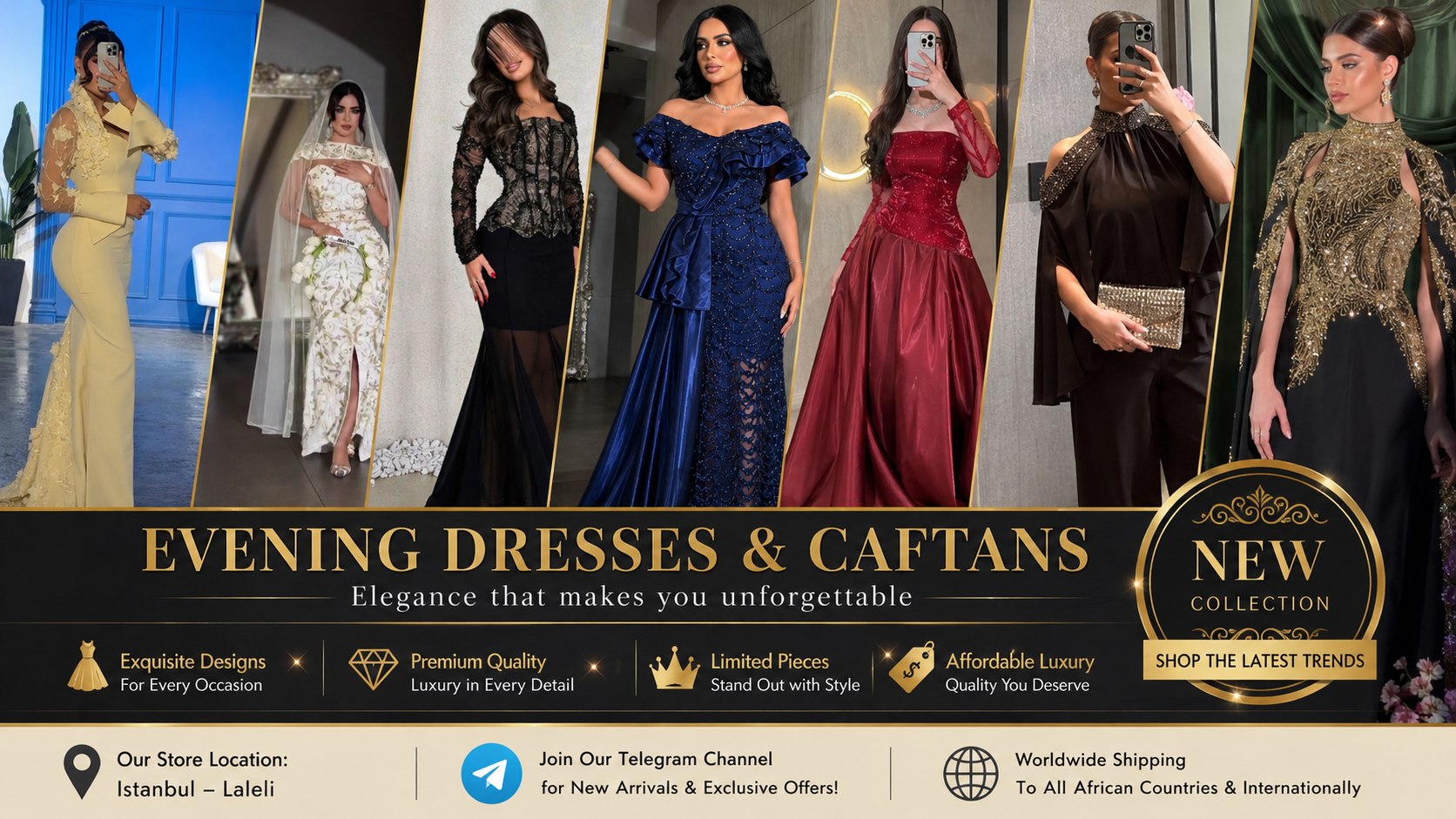 1.Evening Dresses فساتين سهرة